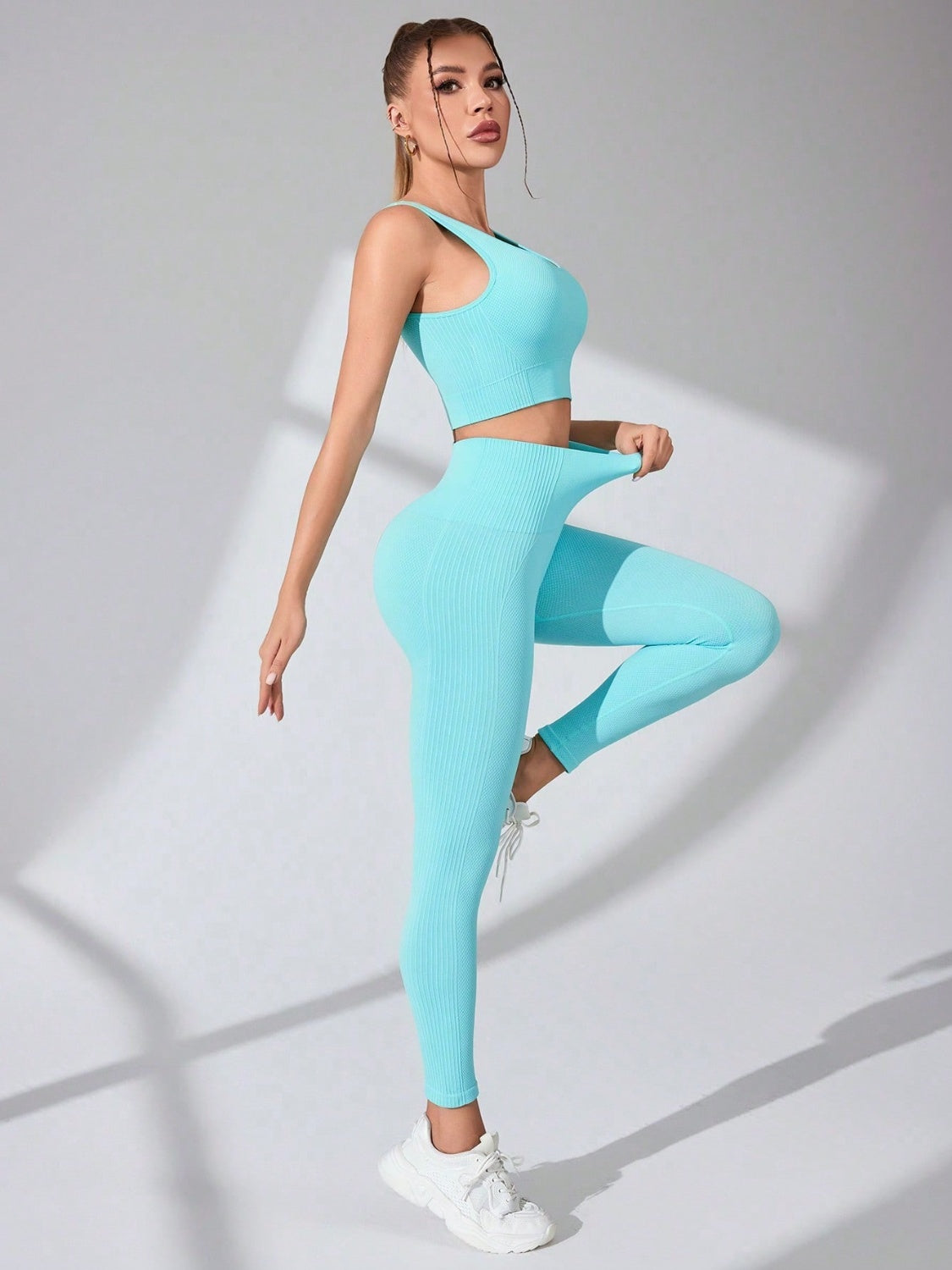 Scoop Neck Wide Strap Top and Pants